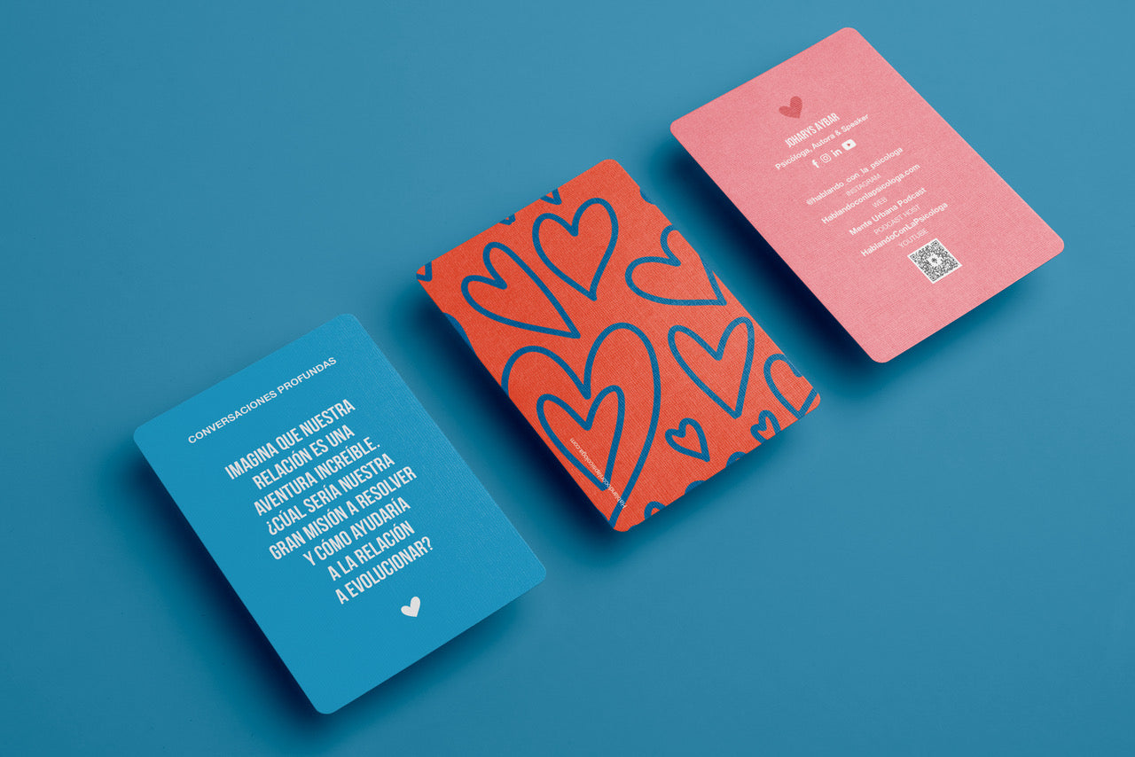 Deck de Cartas - "Enchúlate". Reconecta en pareja. Conversaciones profundas.